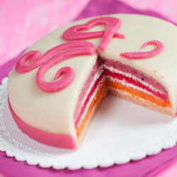 Kuchen Mit Lebensmittelfarbe