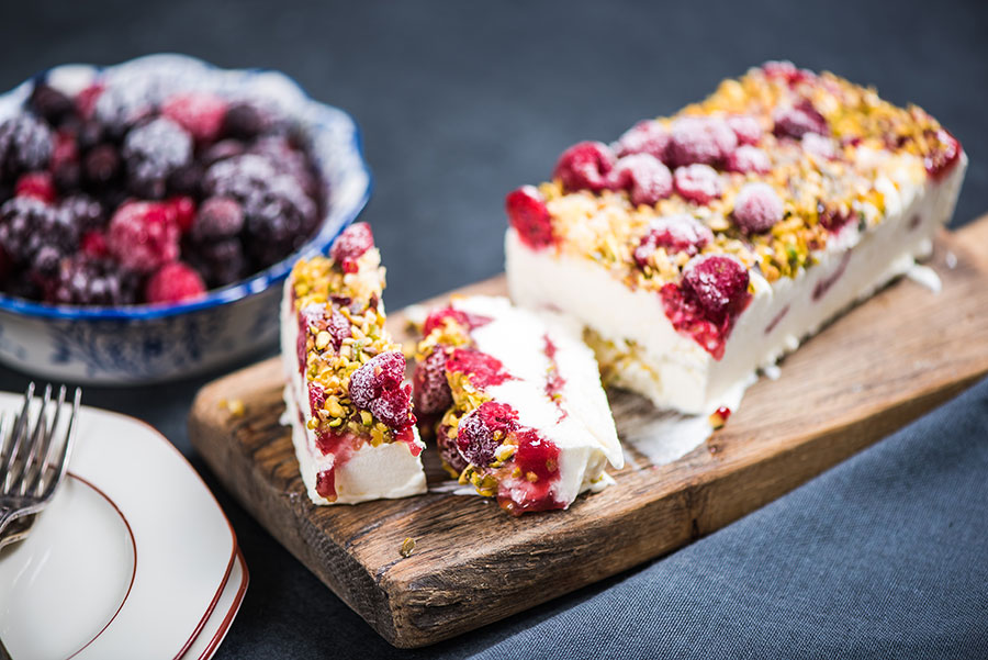 Marmorierte Eistorte - Rezepte Suchen