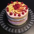 Himbeer-Pfirsich-Torte