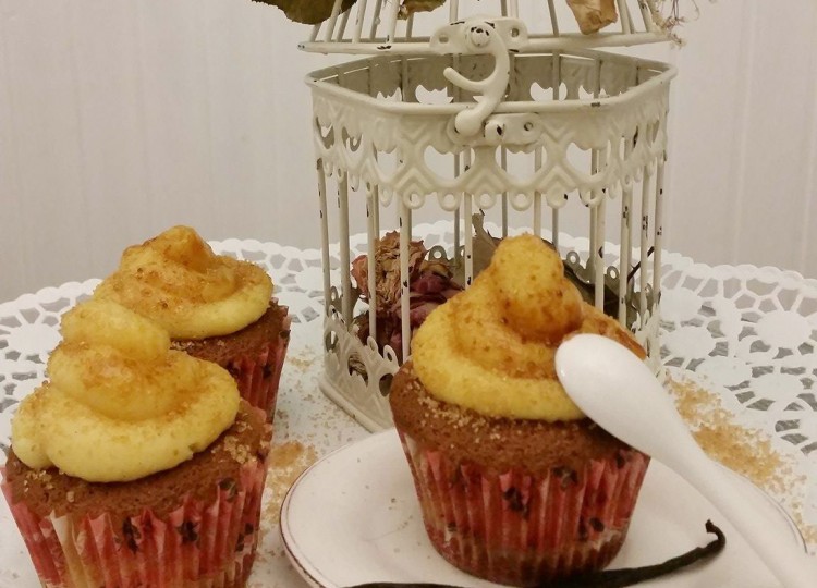 Crème Brûlée Cupcakes 