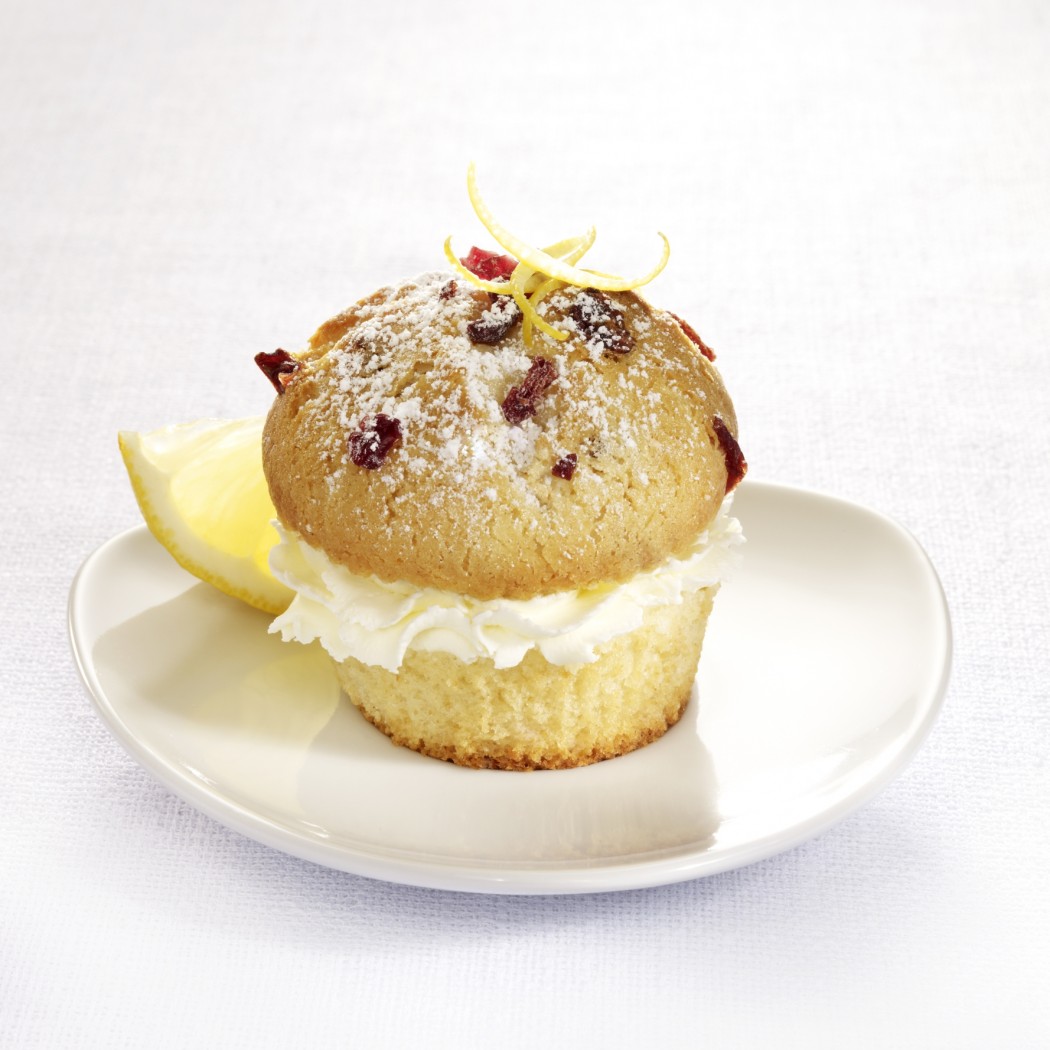 Zitronen-Cranberry-Muffins