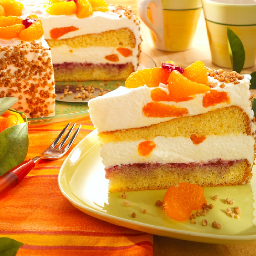 Orangen-Schmand-Torte